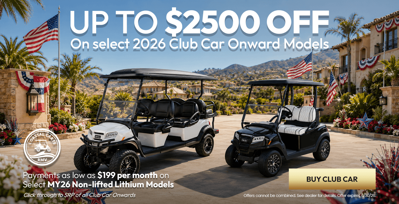 Club Car Onward Sale