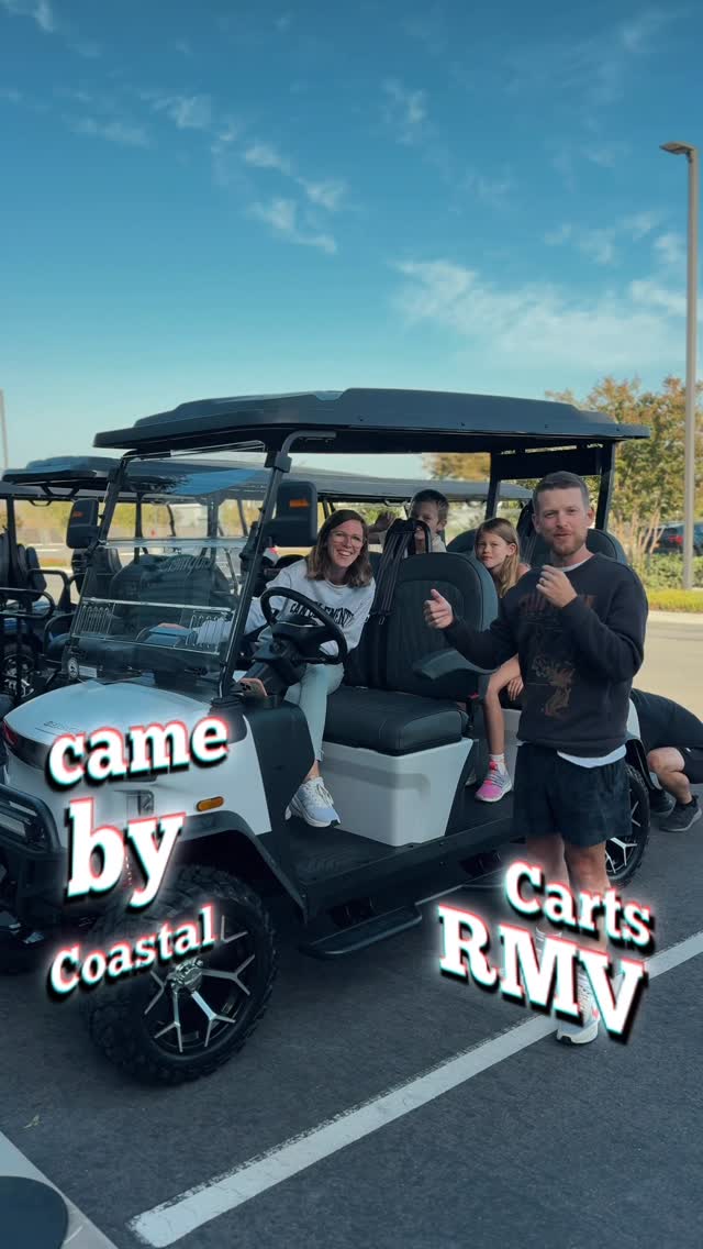 Happy Coastal Carts customer
