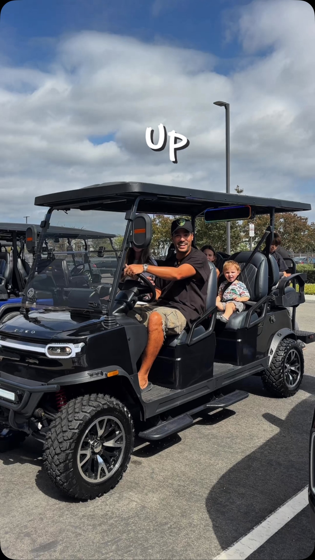 Happy Coastal Carts customer