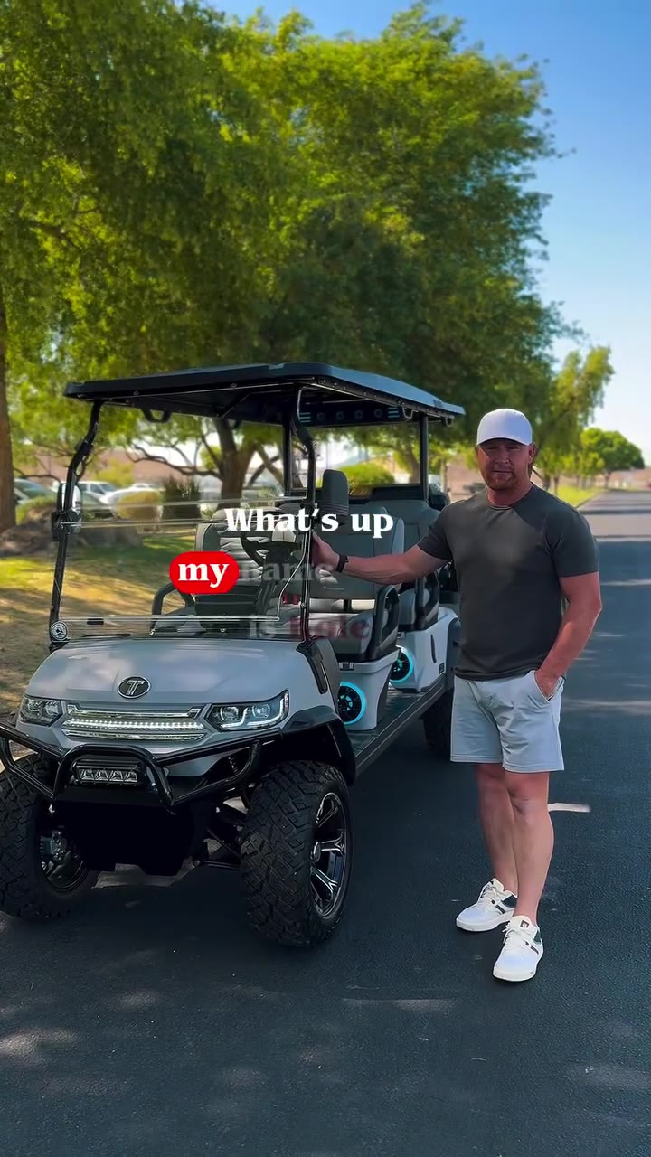 Happy Coastal Carts customer