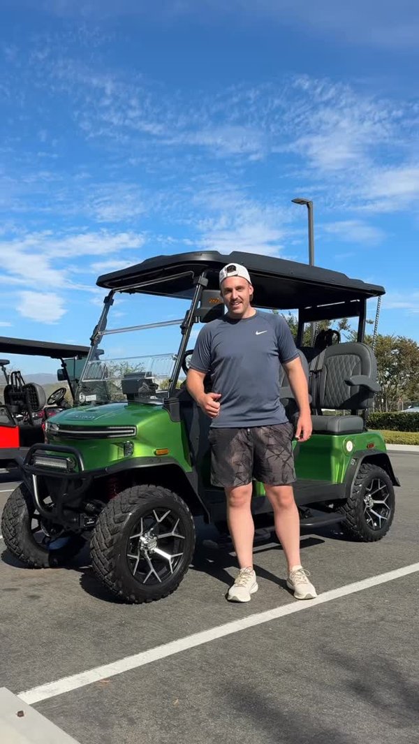 Happy Coastal Carts customer